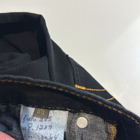 Second Yoga Black Skinny Jeans  Size 27 - Picture 9 of 9